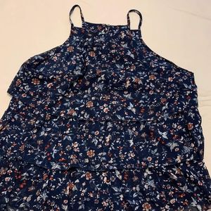 Abercrombie and Fitch Blue floral top